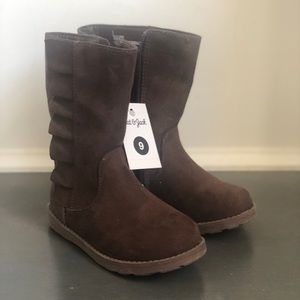 Toddler girl Cat & Jack brown boot NWT